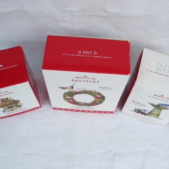 HALLMARK Keepsake Bird Christmas Ornaments by Marjolein Bastin - Set of 3 - Picture 3 of 8
